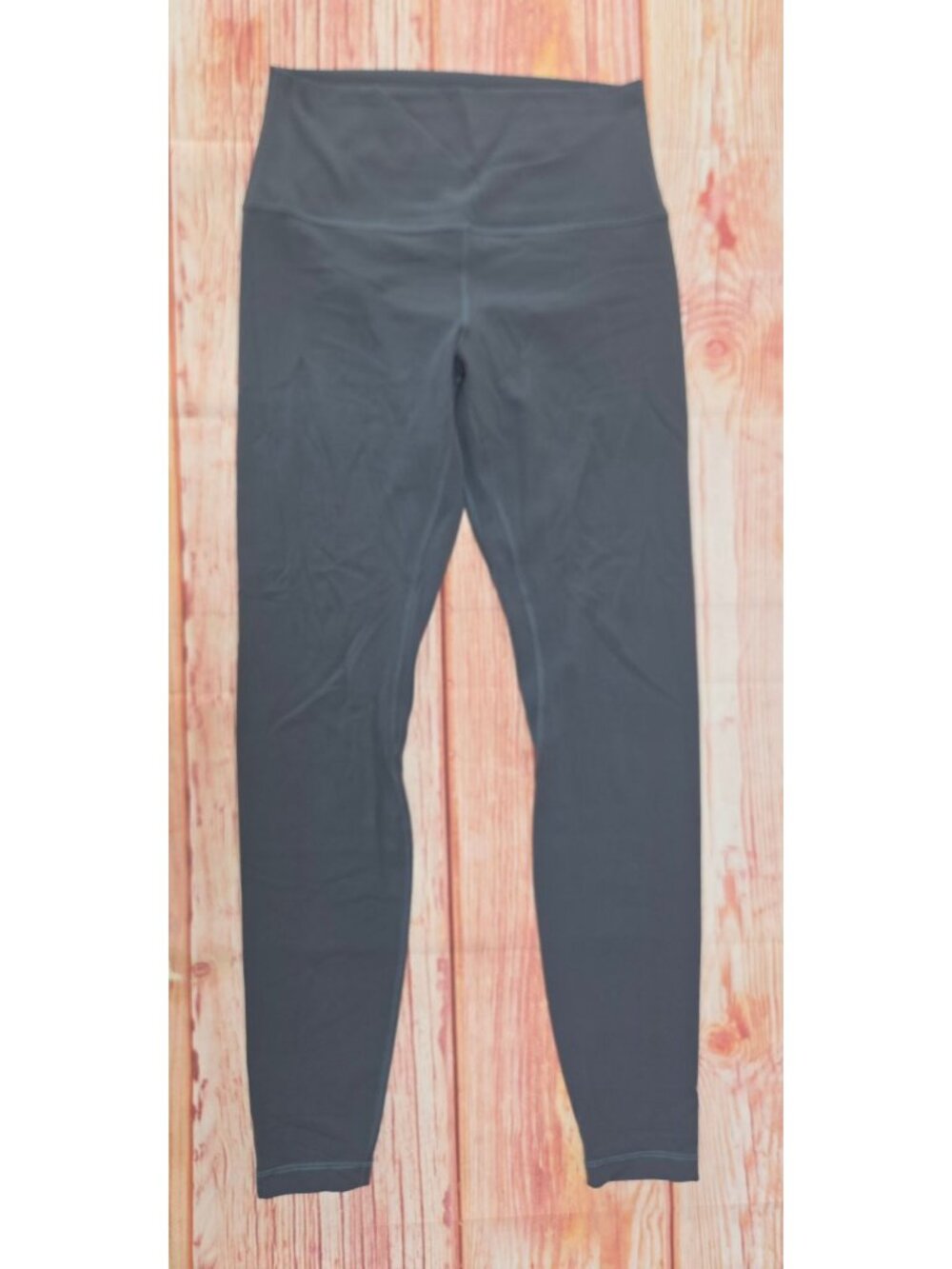 Lululemon High-Waisted Charcoal Leggings Small Full Length Stretchy Yoga Pants